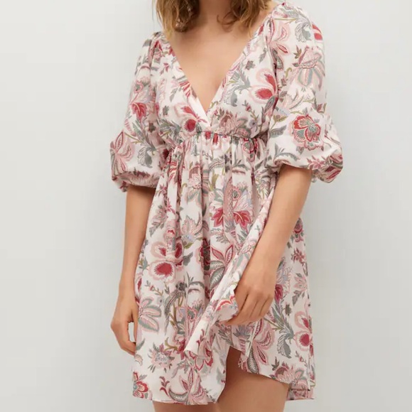 chufy x mango Dresses & Skirts - CHUFY x MANGO Printed short dress Size 2